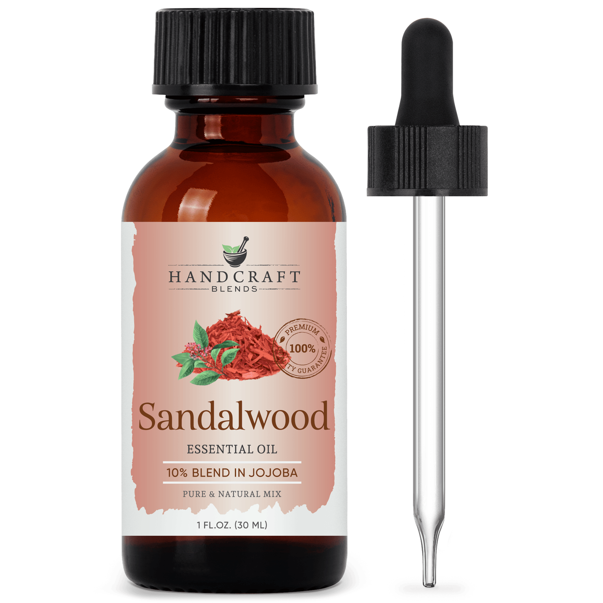 Sandalwood Essential Oil - 10% Blend in Jojoba