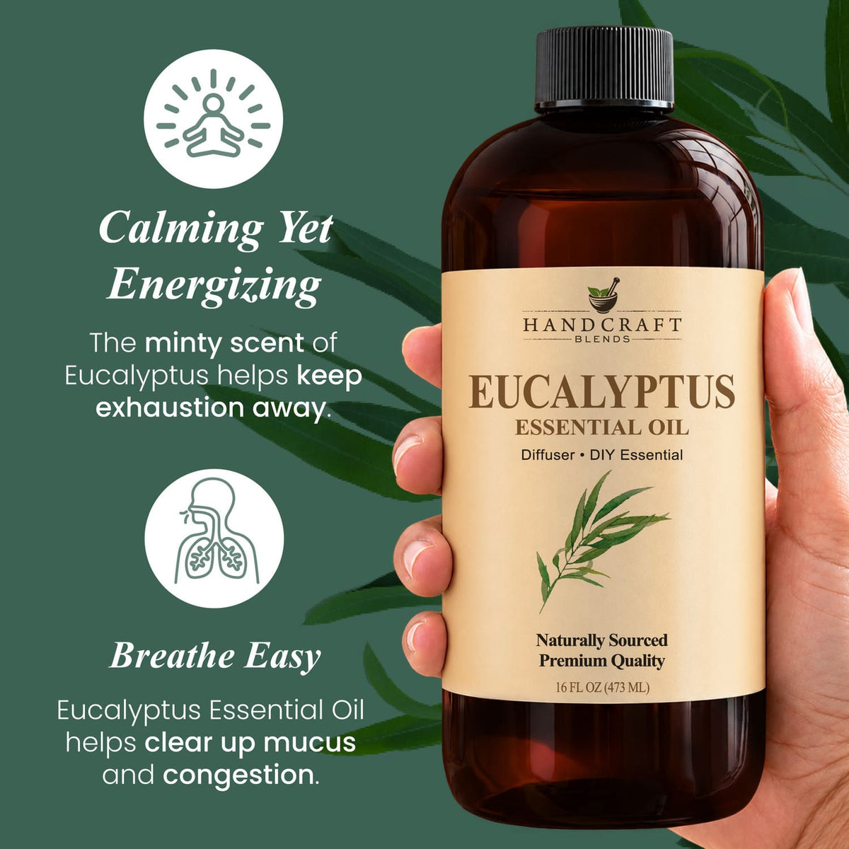 Eucalyptus Essential Oil Huge Bottle