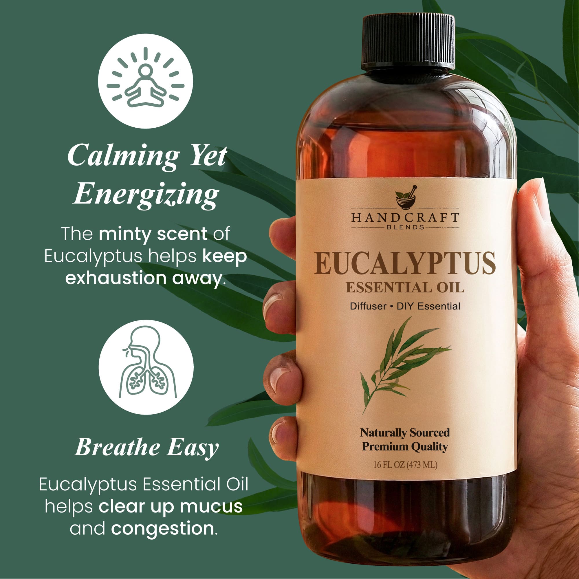 Eucalyptus Essential Oil Huge Bottle