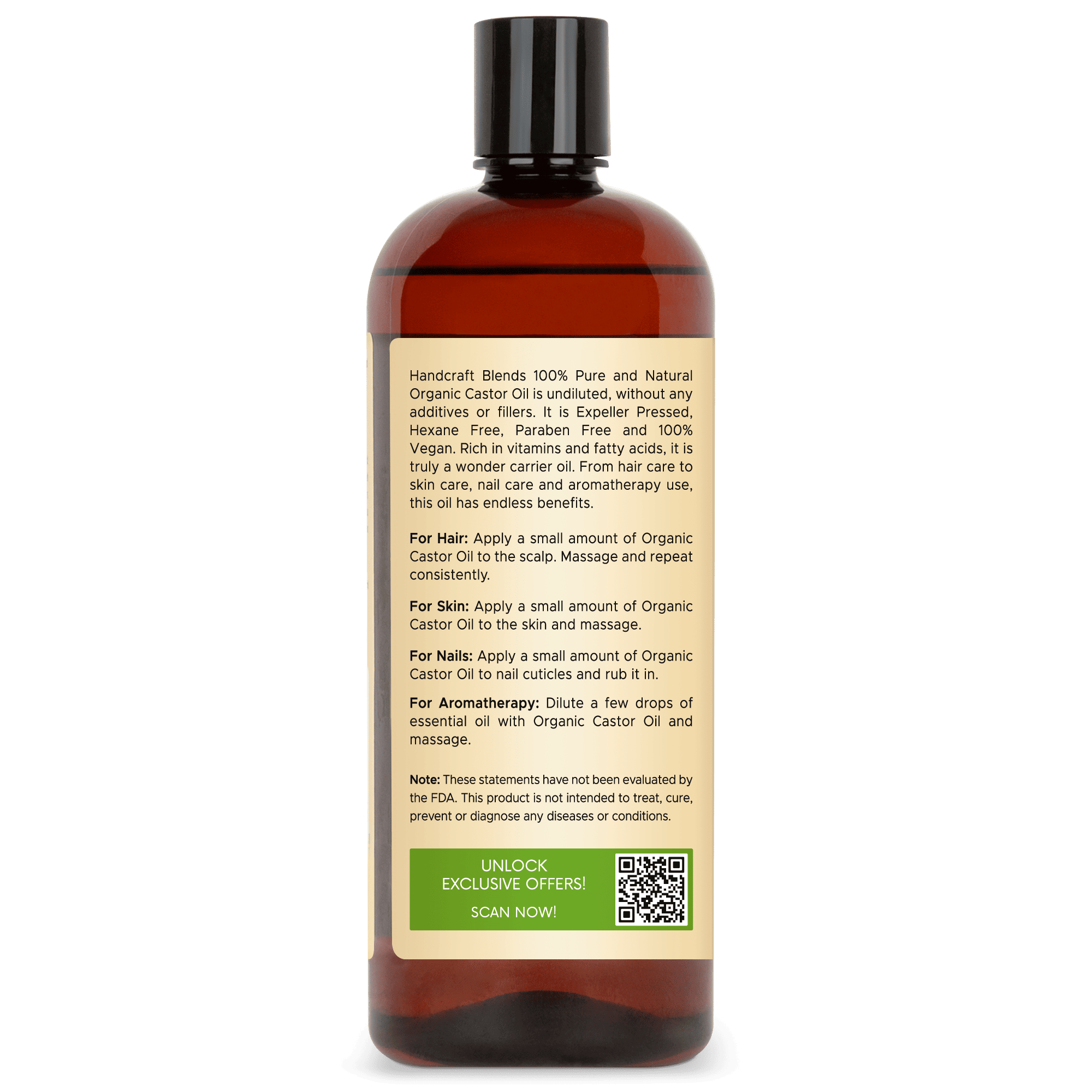 Organic Castor Carrier Oil