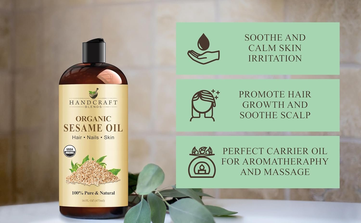 Organic Sesame Carrier Oil