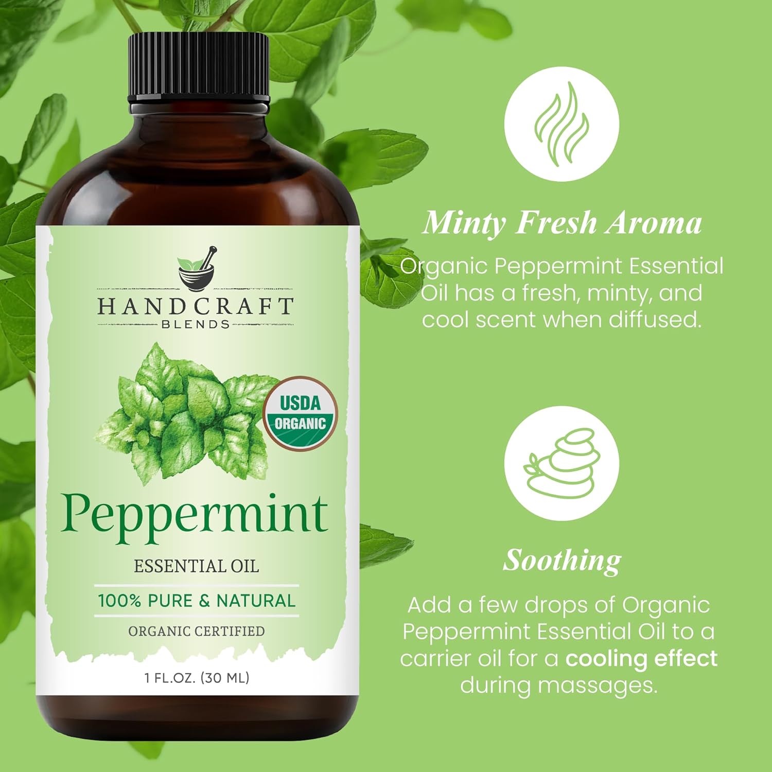 Organic Peppermint Essential Oil