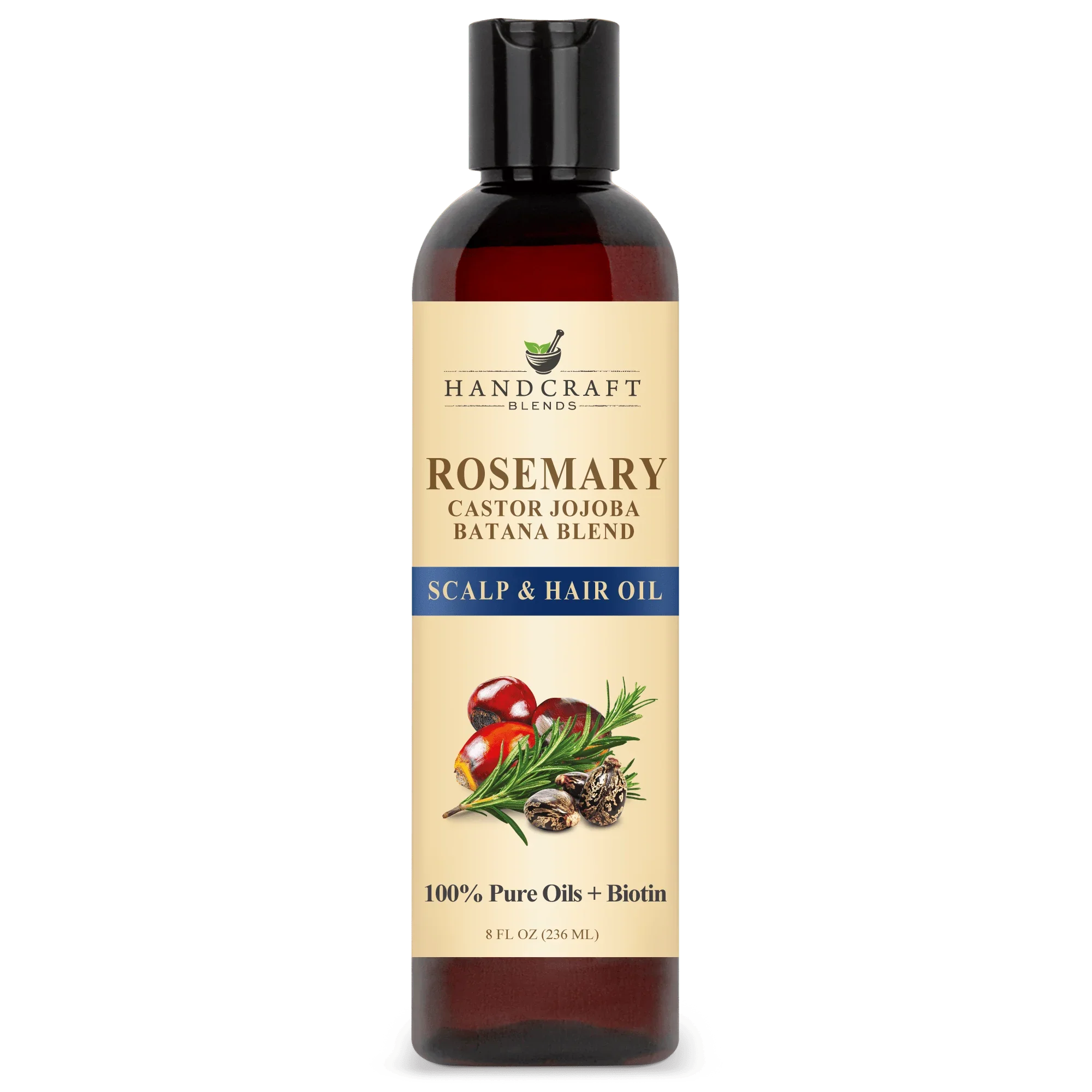 Rosemary Carrier Oil Blend with Castor, Jojoba, Batana and Biotin