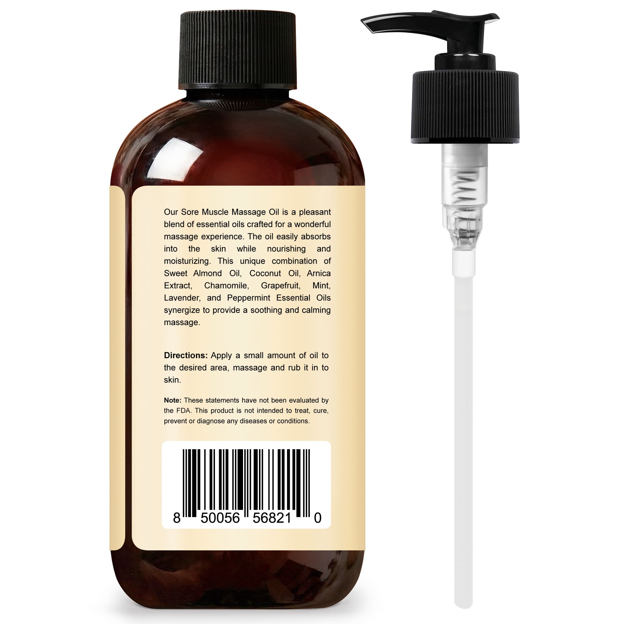 Sore Muscle Massage Carrier Oil