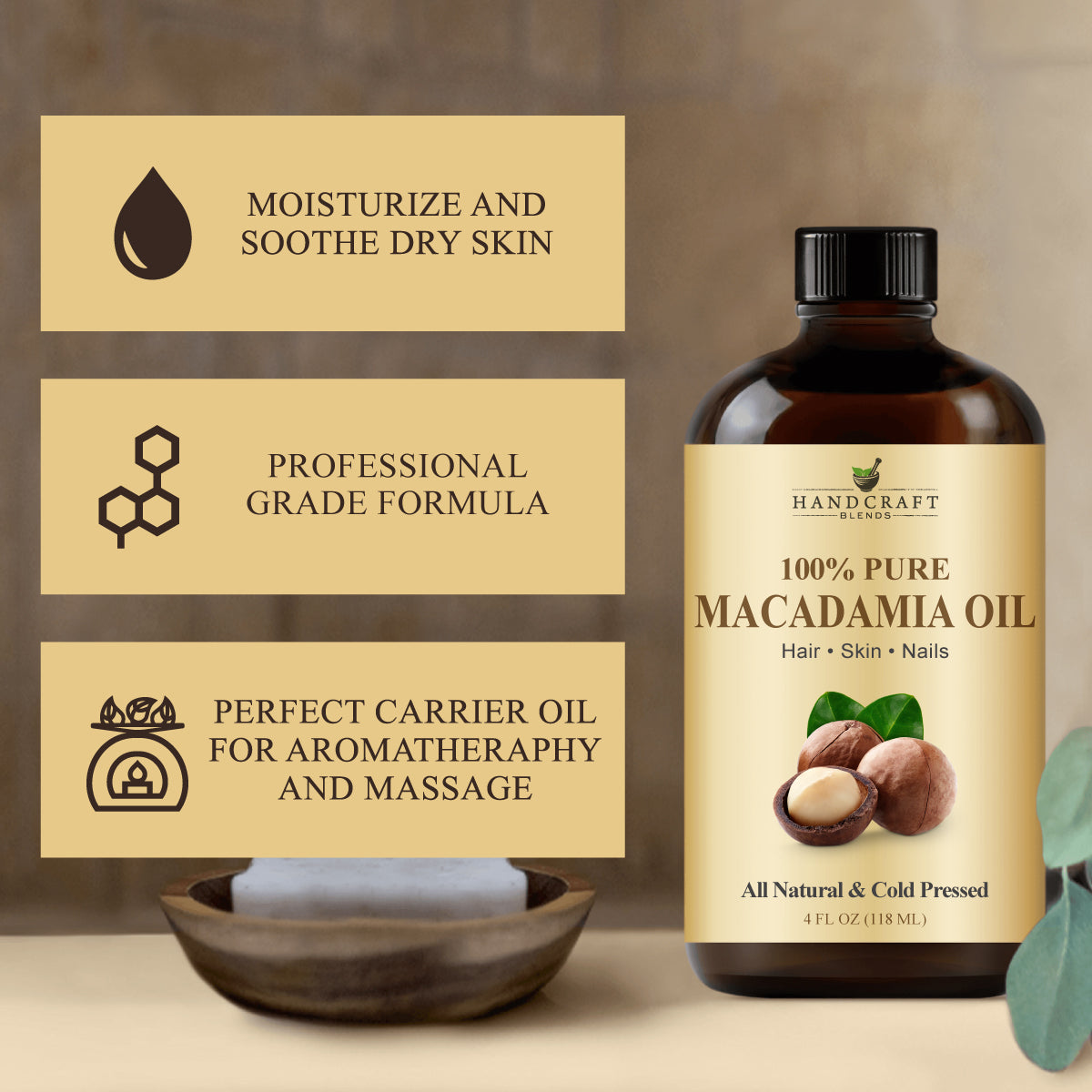 Macadamia Carrier Oil