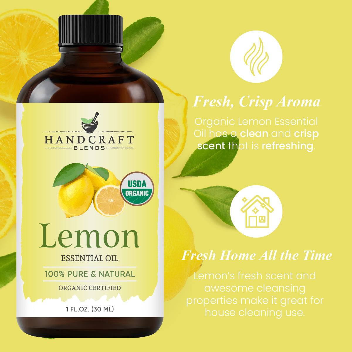 Organic Lemon Essential Oil