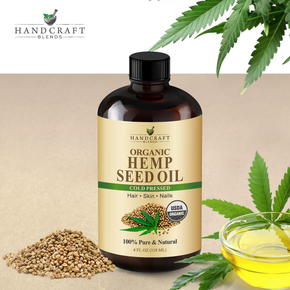 Organic Hemp Seed Oil