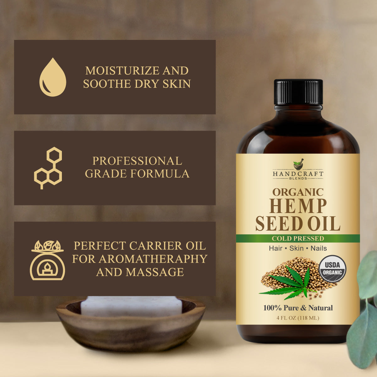 Organic Hemp Seed Oil