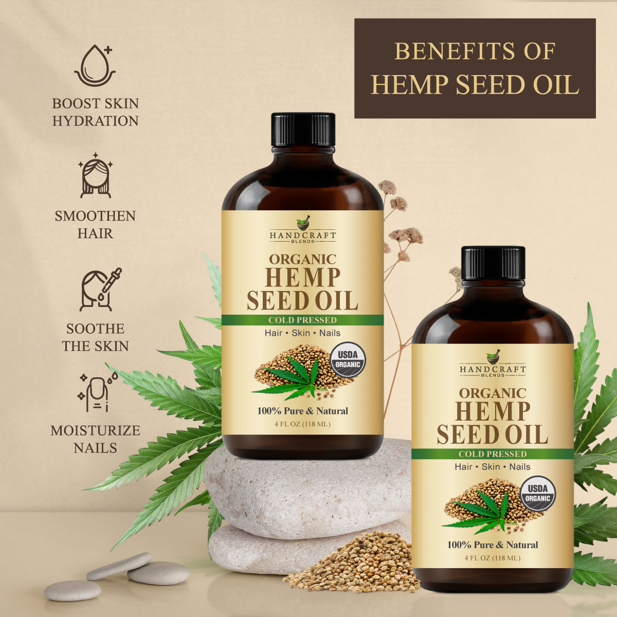 Organic Hemp Seed Oil
