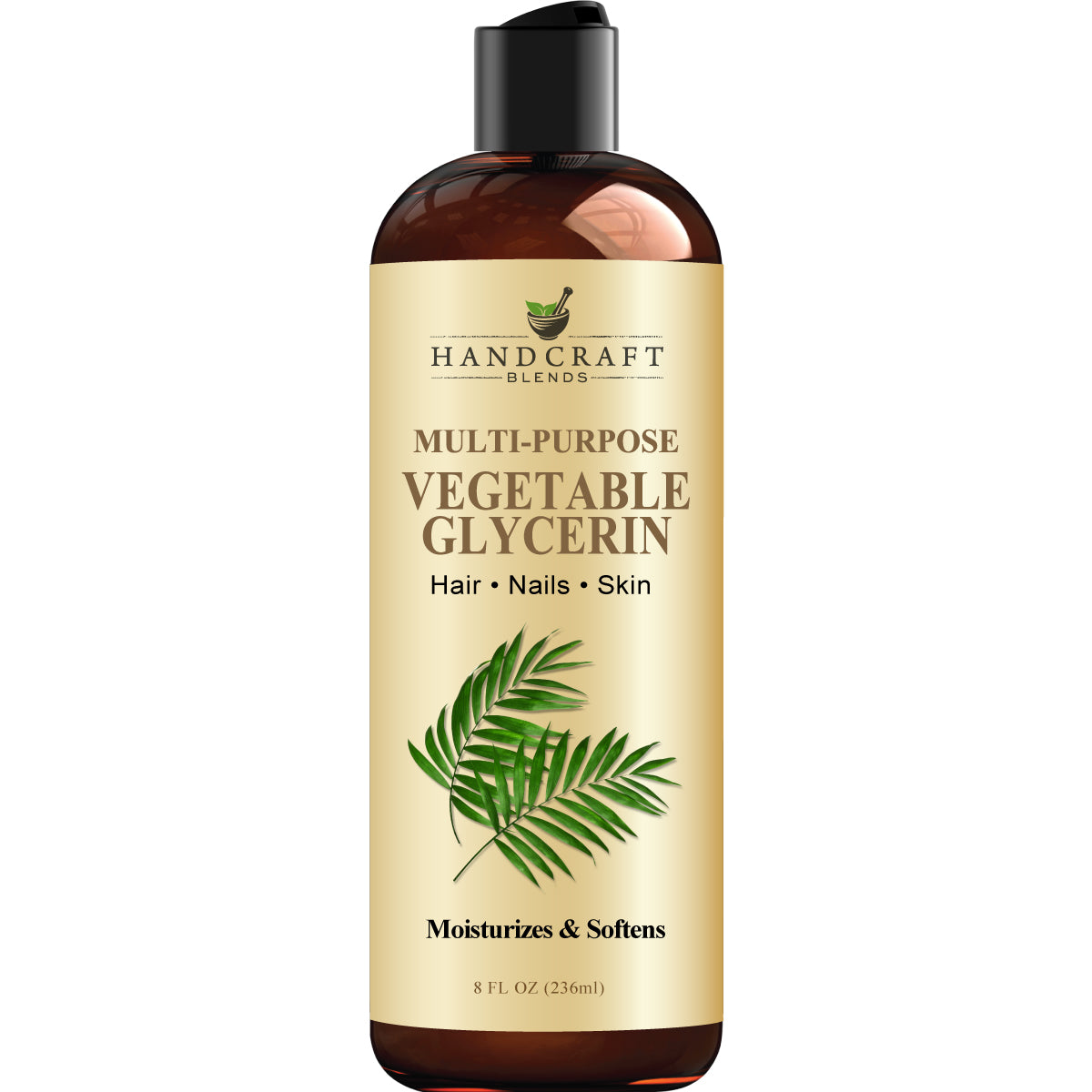 Handcraft Blends Handcraft Vegetable Glycerin for Skin and Hair 8 oz – Pure Vegetable Glycerin Liquid - Premium Cosmetic Grade - Use As Skin