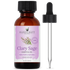 Clary sage essential oil bottle with dropper, 1oz, labeled 100% pure and natural, steam distilled.