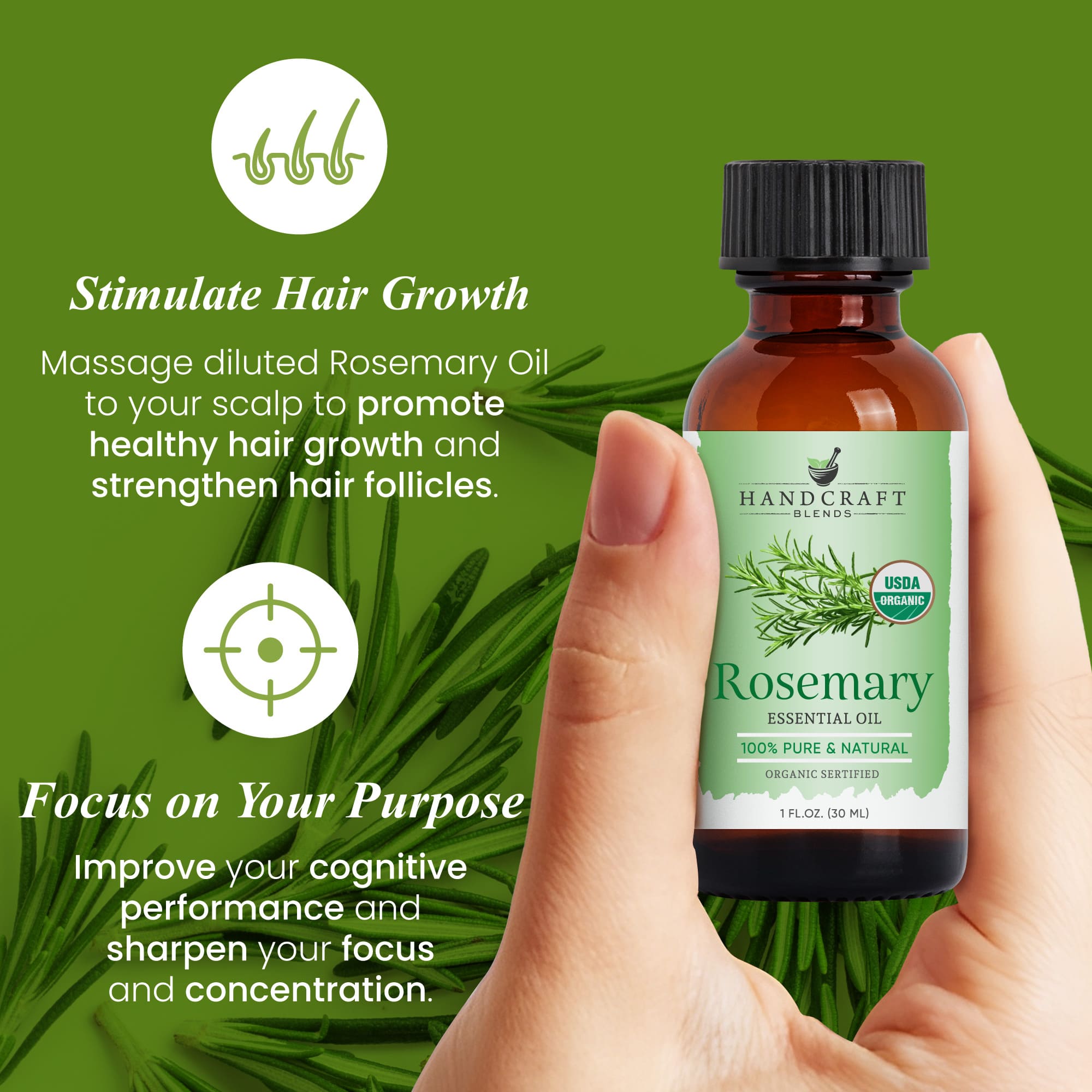 Organic Rosemary Essential Oil