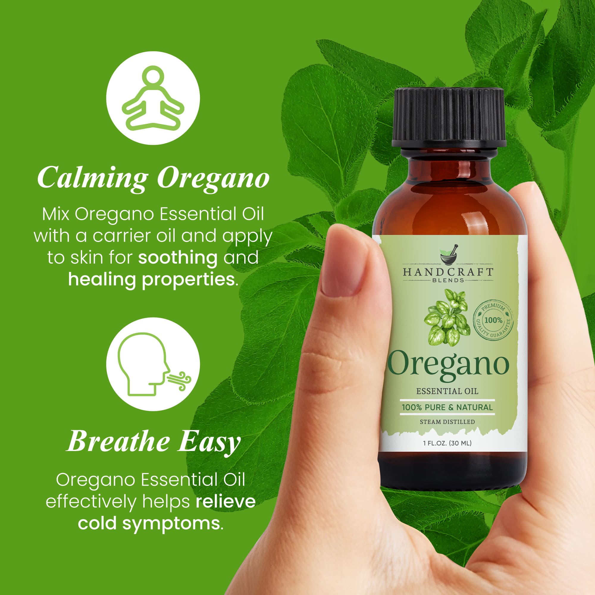 Oregano essential oil strong spicy aroma