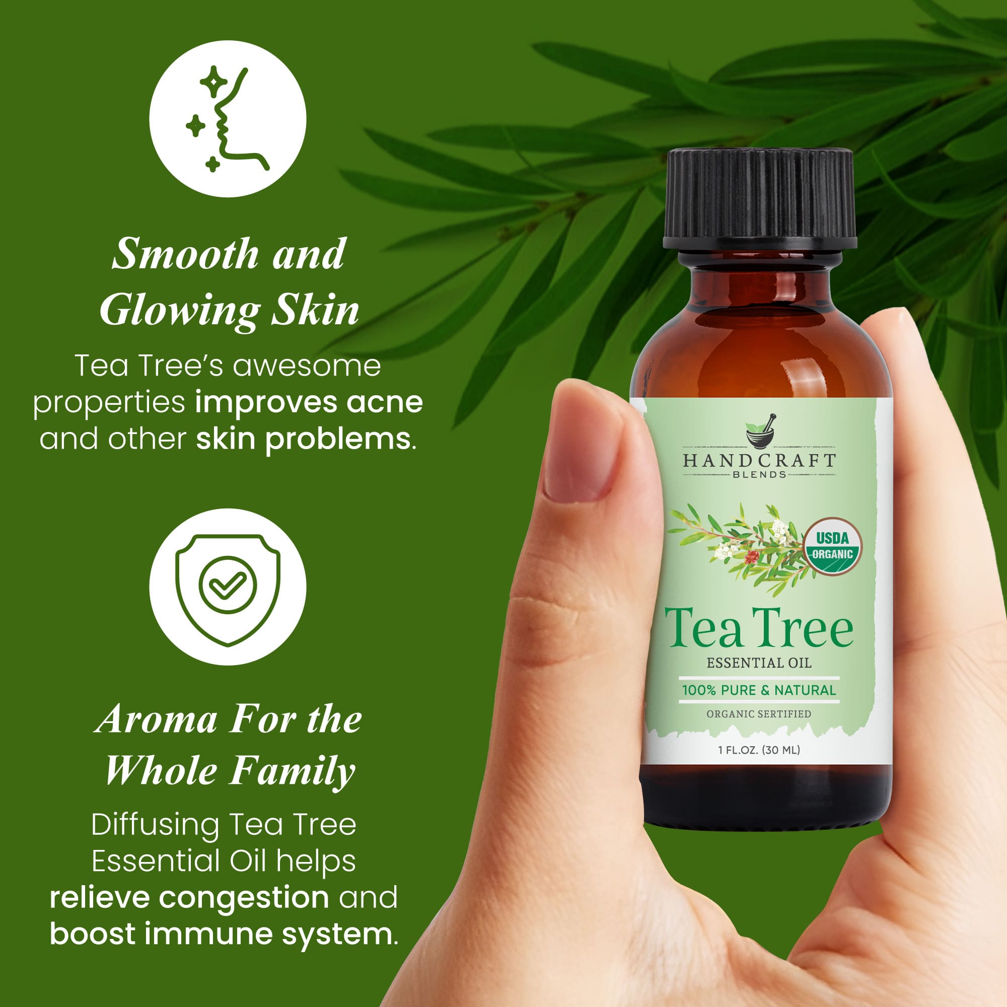 Organic Tea Tree Essential Oil