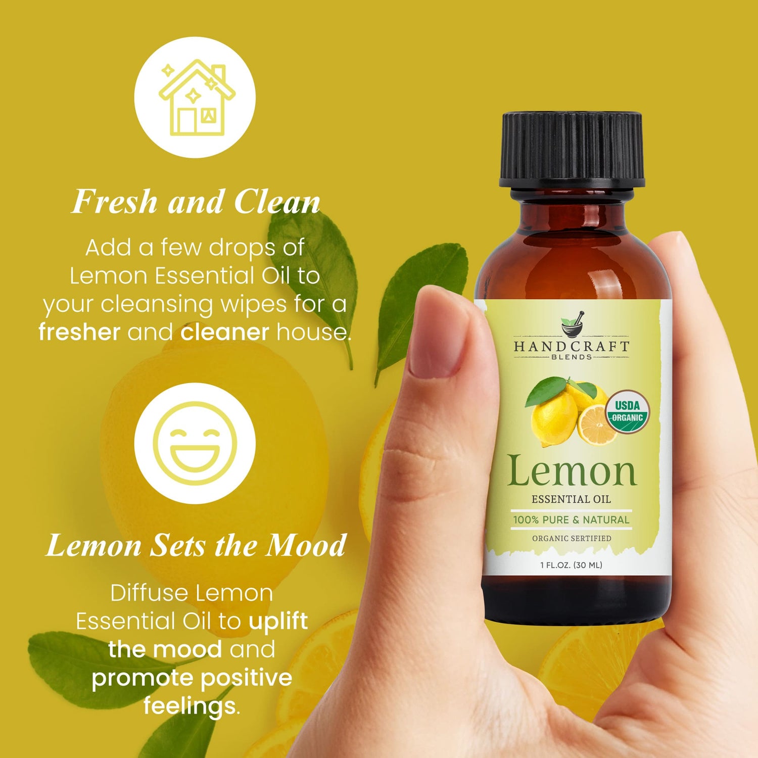 Organic Lemon Essential Oil