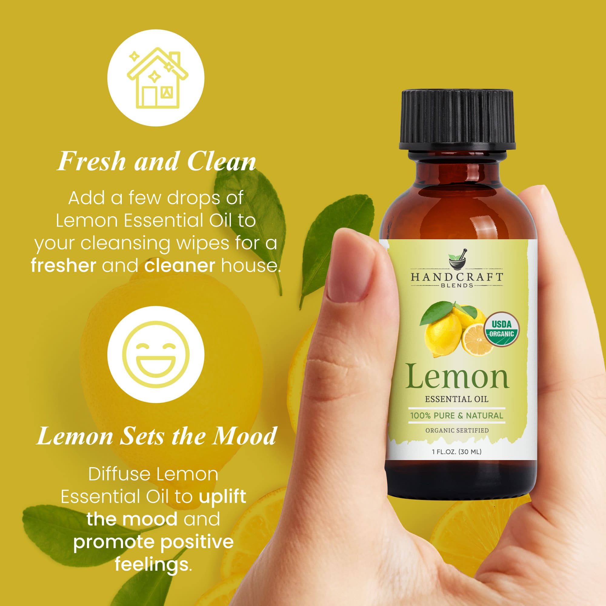 Organic Lemon Essential Oil