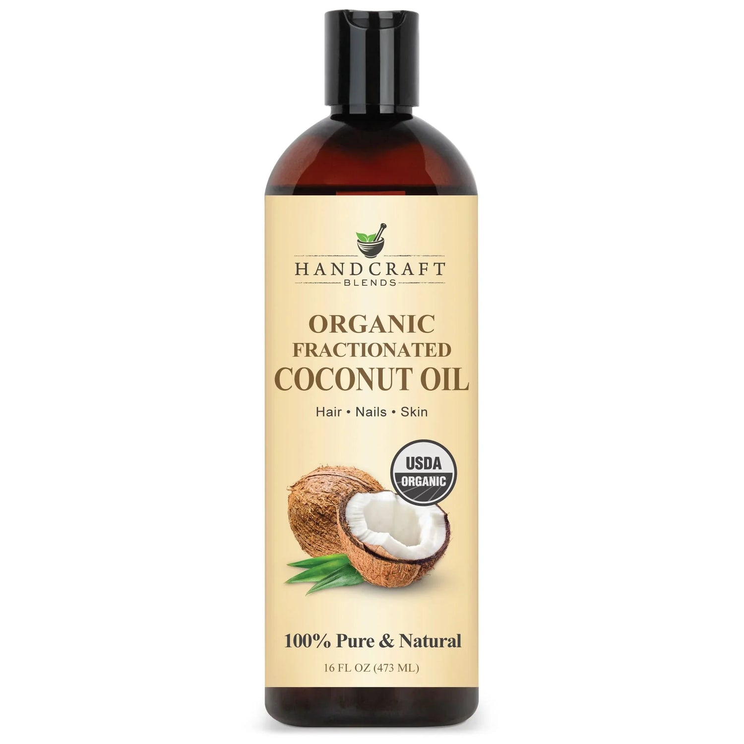 Organic Fractionated Coconut Carrier Oil - 8 Fl Oz Organic Fractionated Coconut Carrier Oil - 8 Fl Oz