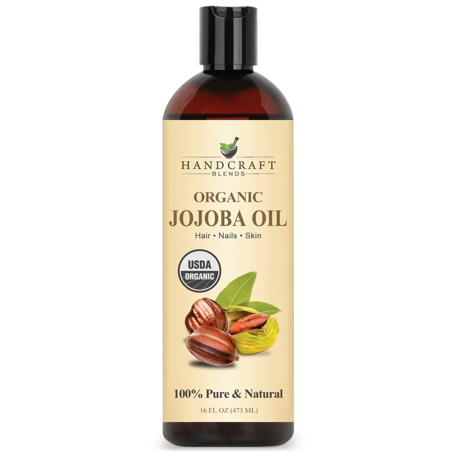 Organic Jojoba Carrier Oil - 16 Fl Oz Organic Jojoba Carrier Oil - 16 Fl Oz