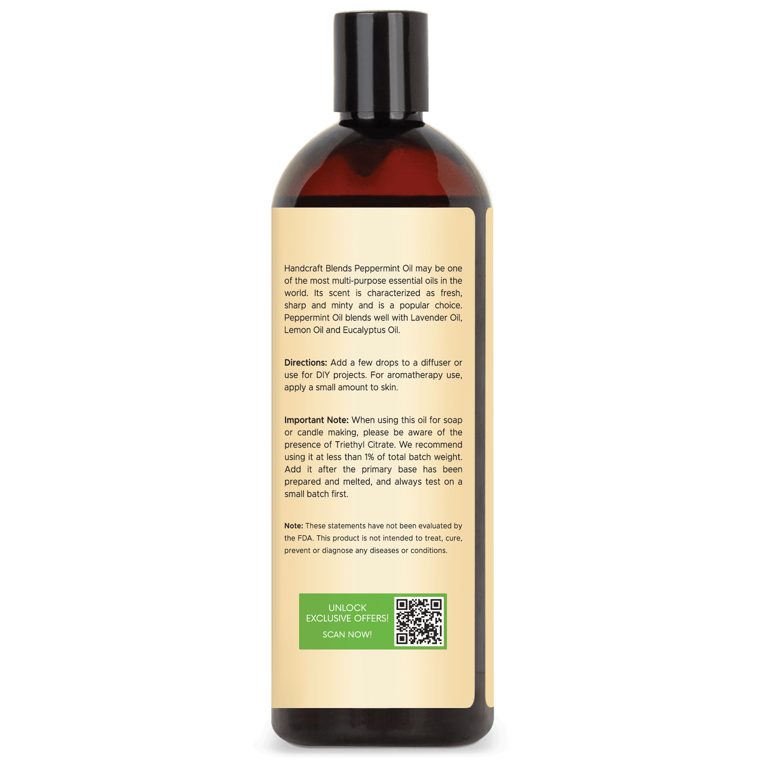 Peppermint Essential Oil Huge Bottle