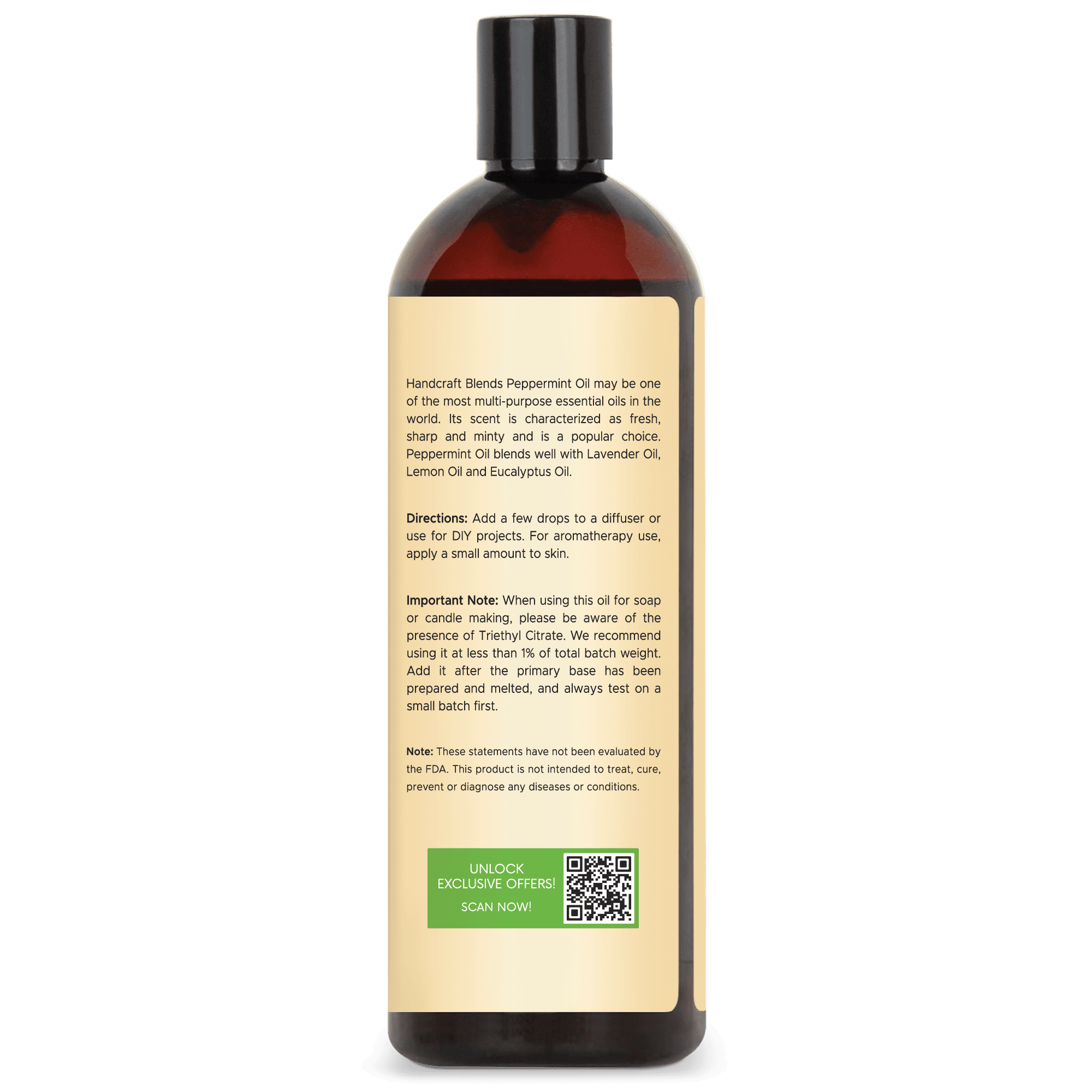 Peppermint Essential Oil Huge Bottle