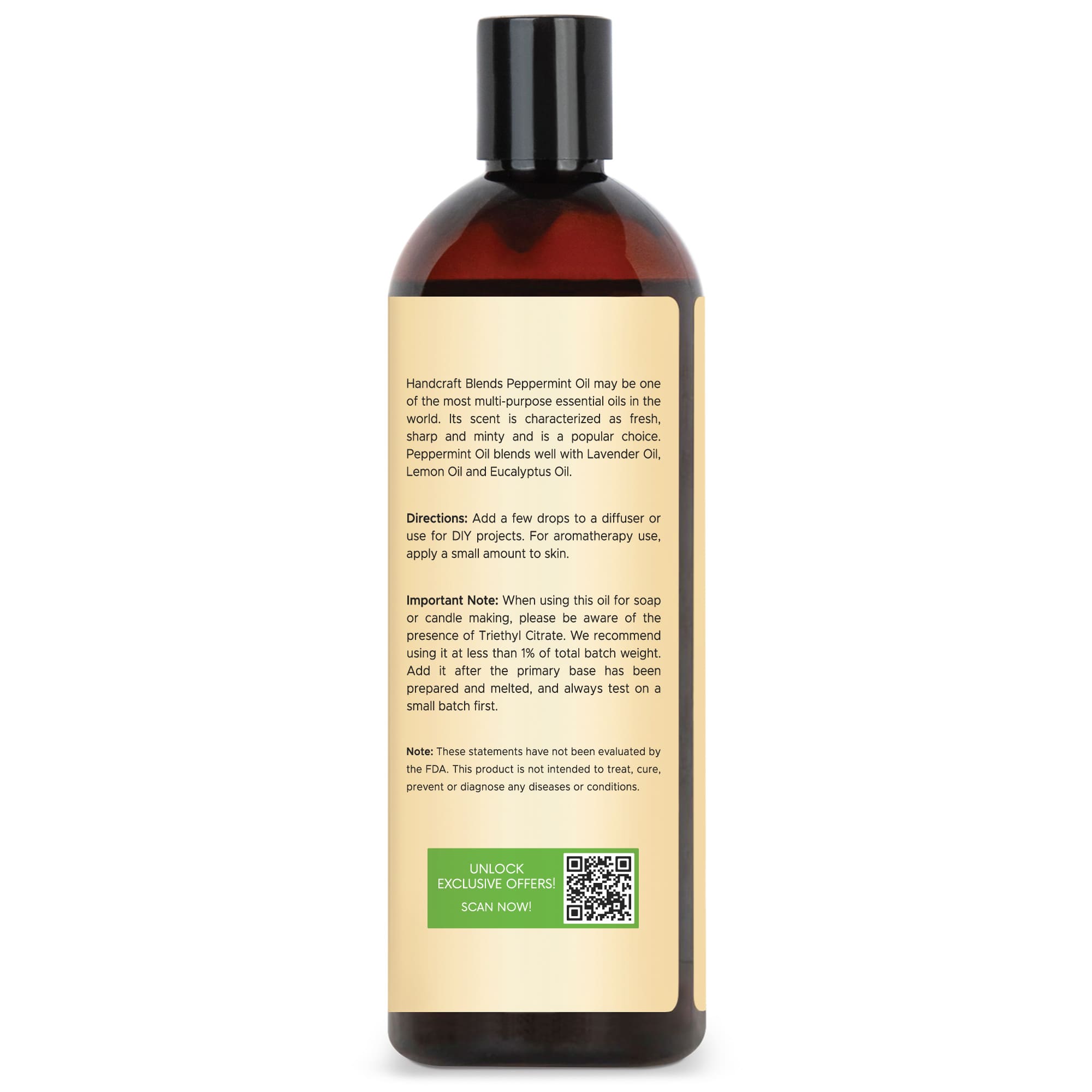 Peppermint Essential Oil Huge Bottle