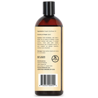 Organic Sunflower Carrier Oil