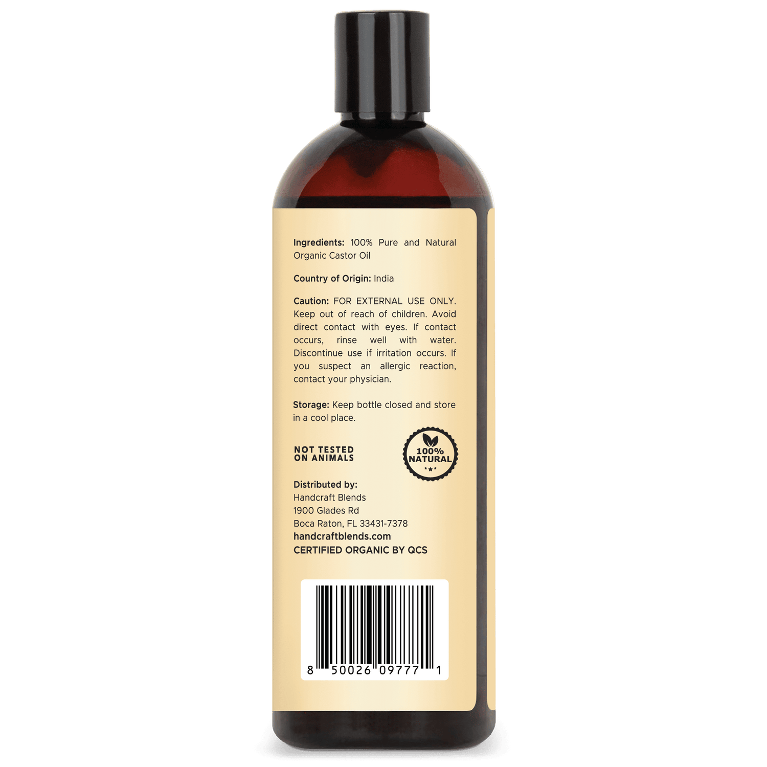 Organic Castor Carrier Oil