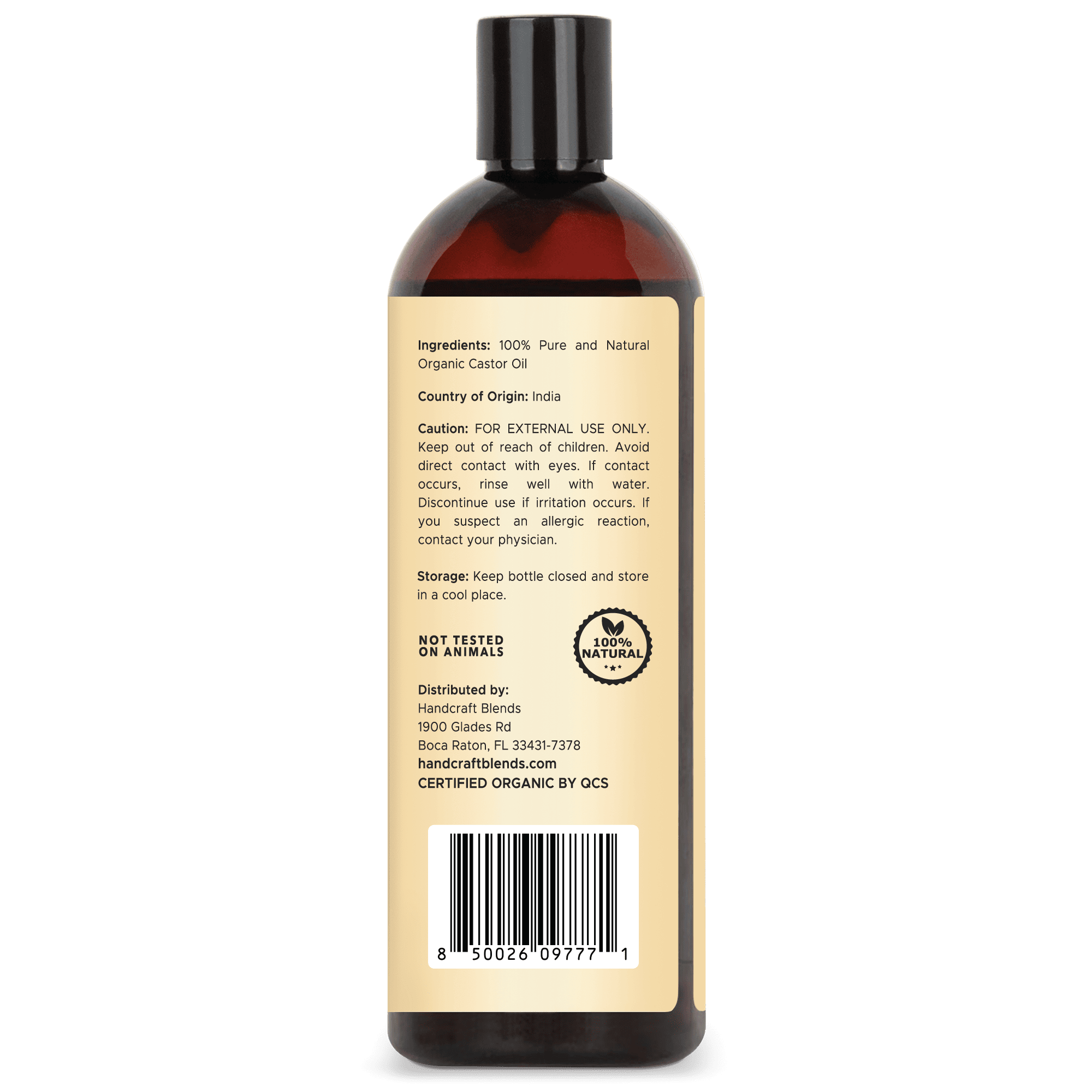 Organic Castor Carrier Oil