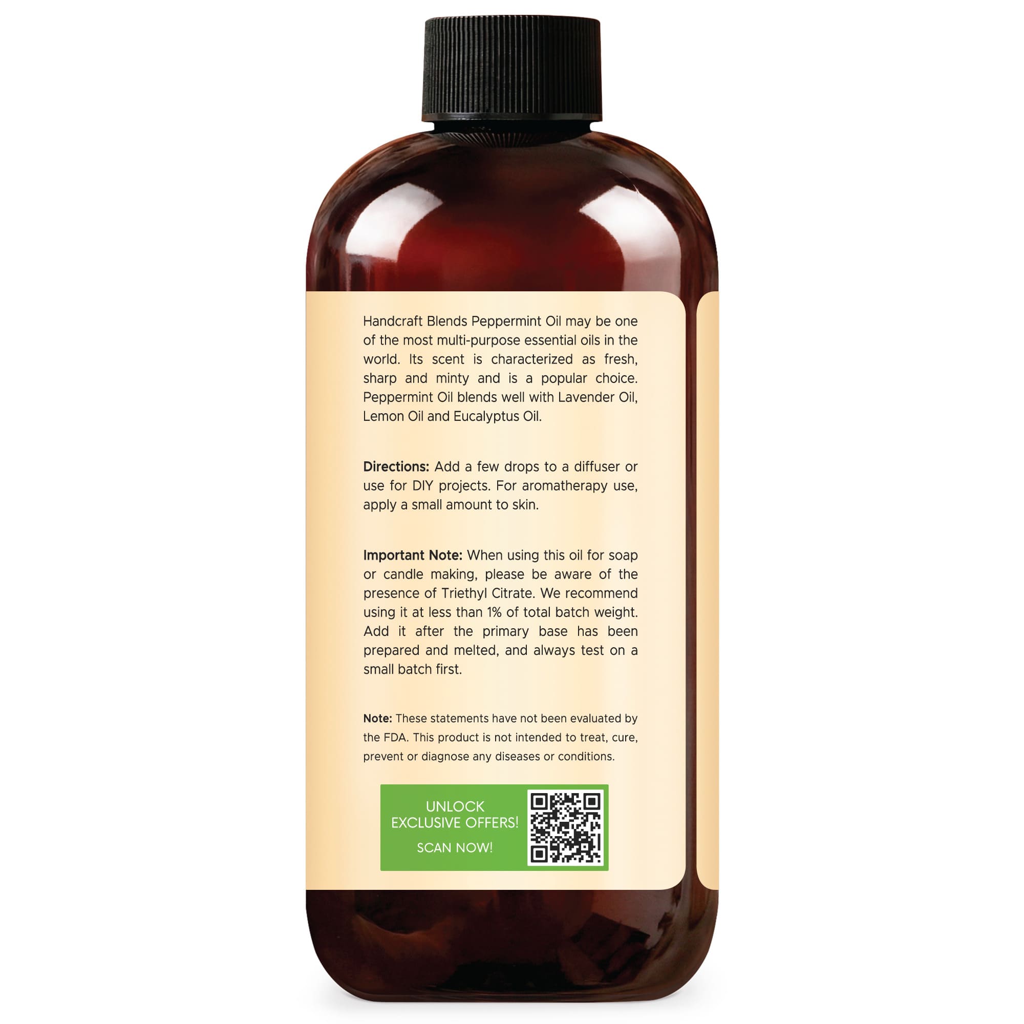 Peppermint Essential Oil Huge Bottle