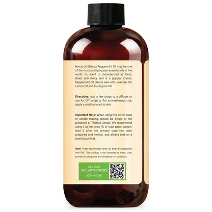 Peppermint Essential Oil Huge Bottle