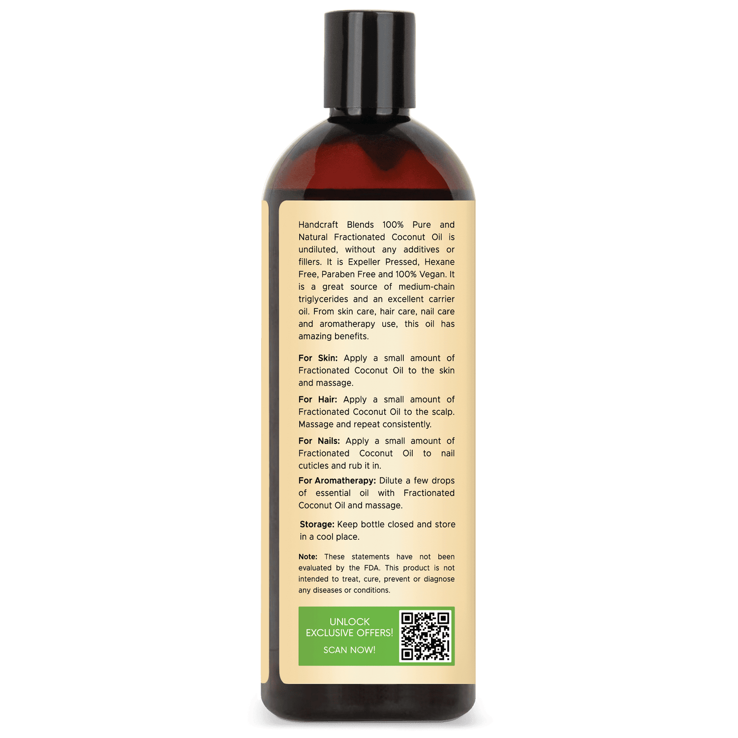 Fractionated Coconut Carrier Oil