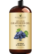 Handcraft Blends Grapeseed Oil - Cold-Pressed 28 Fl Oz - 100% Pure and Natural - Premium Grade Carrier Oil for Skin and Hair - Hair and Body - Massage - Hexane-Free