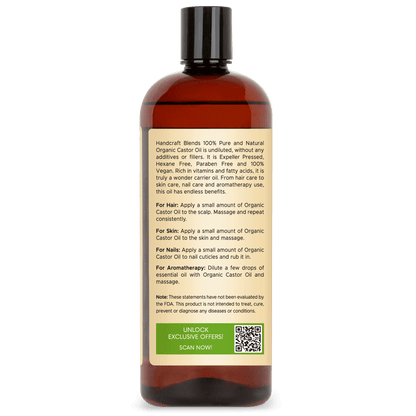 Organic Castor Carrier Oil