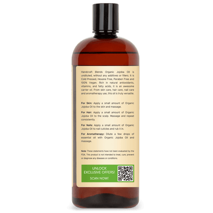 Organic Jojoba Carrier Oil