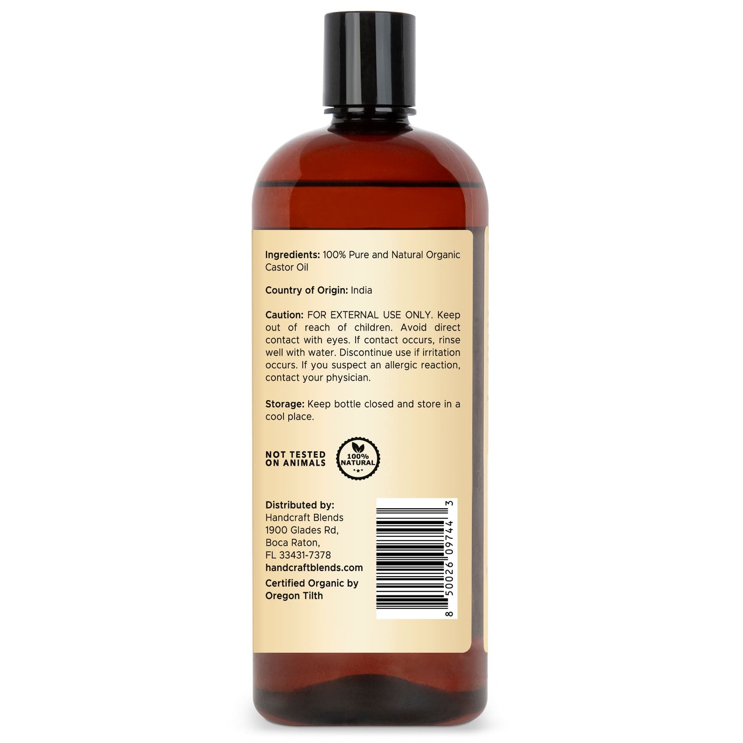 Organic Castor Carrier Oil