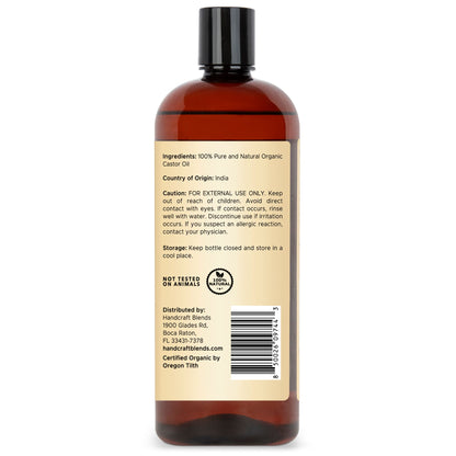 Organic Castor Carrier Oil