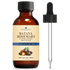 Batana rosemary scalp and hair oil bottle with dropper, castor jojoba mint blend