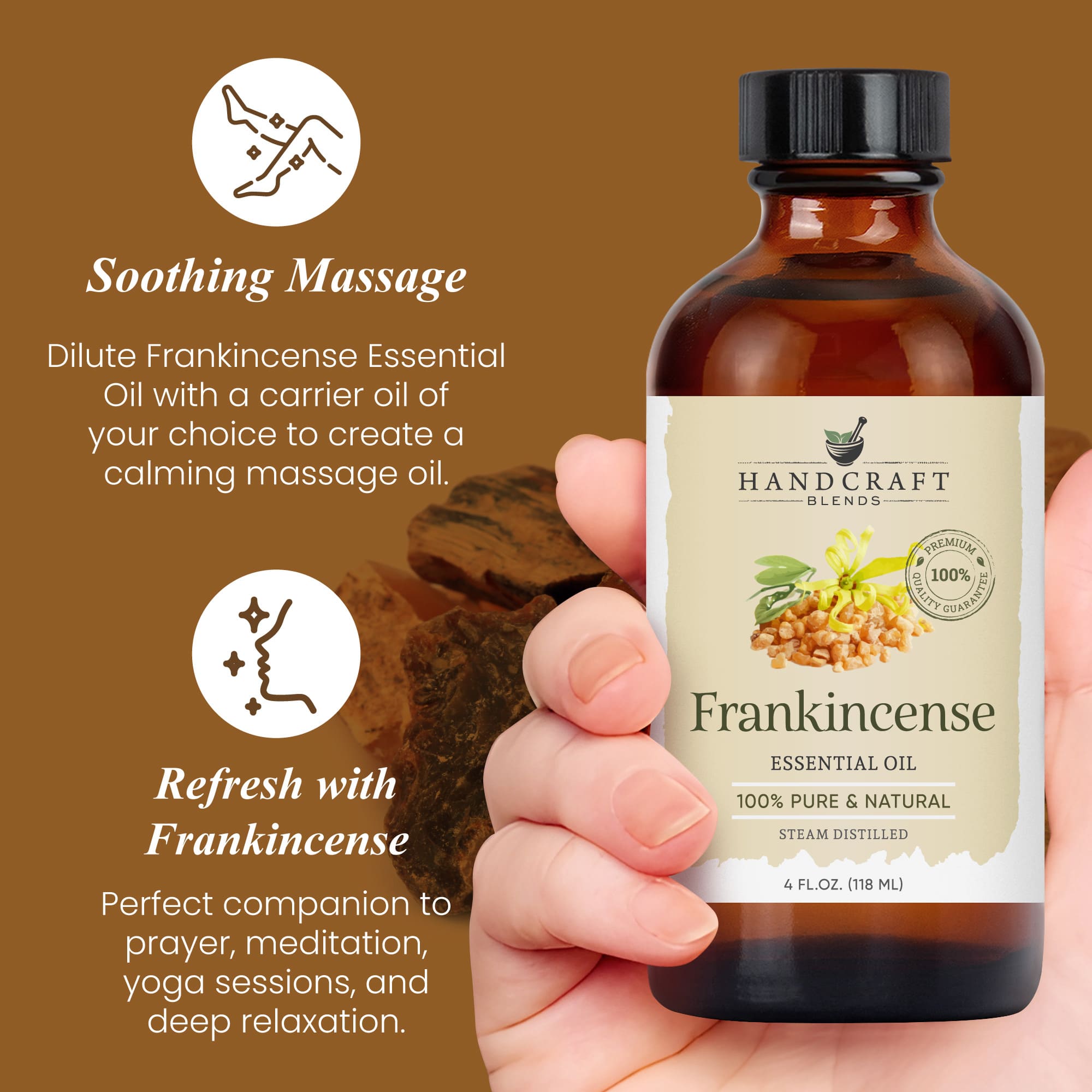 Frankincense essential oil resin notes