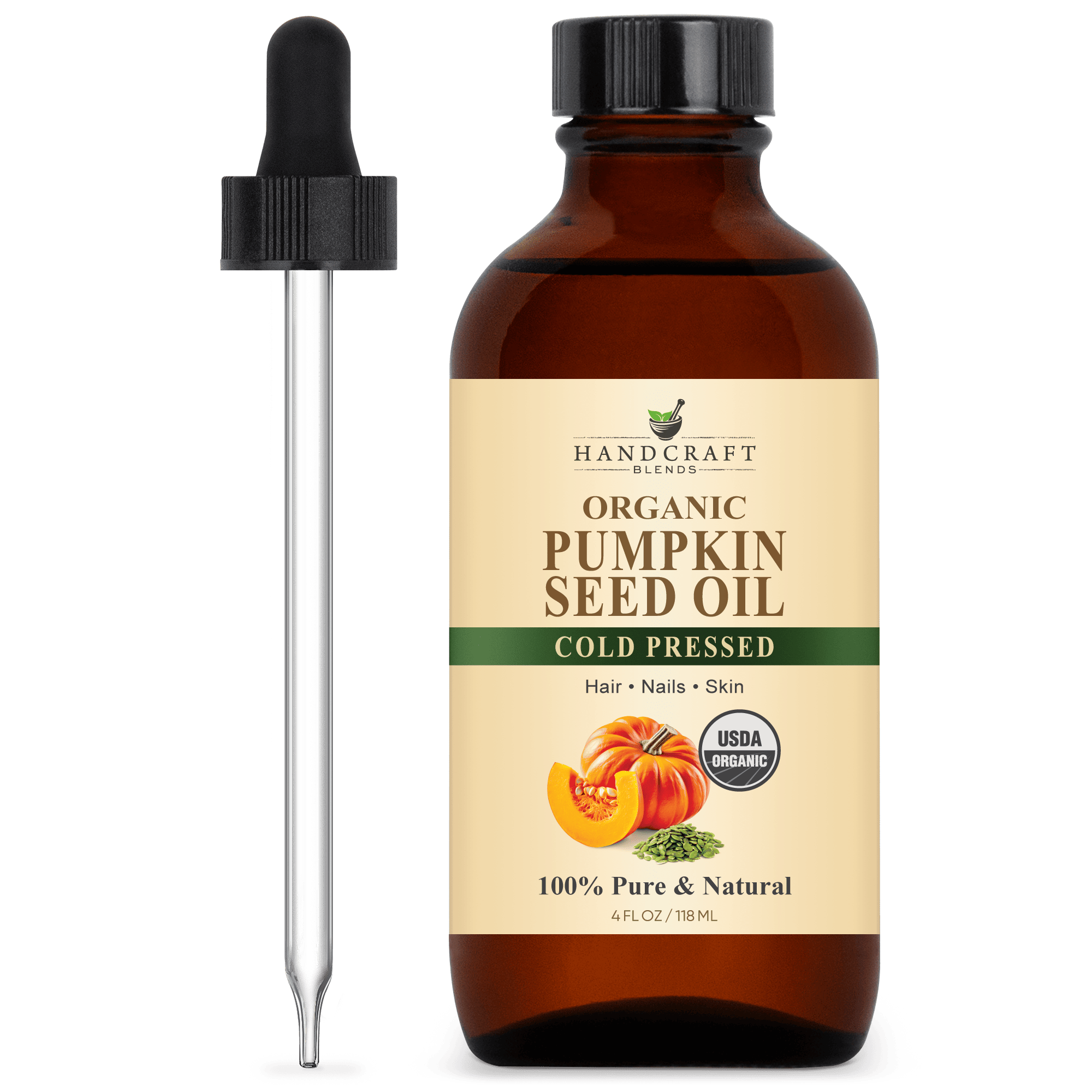 Organic Pumpkin Seed Carrier Oil