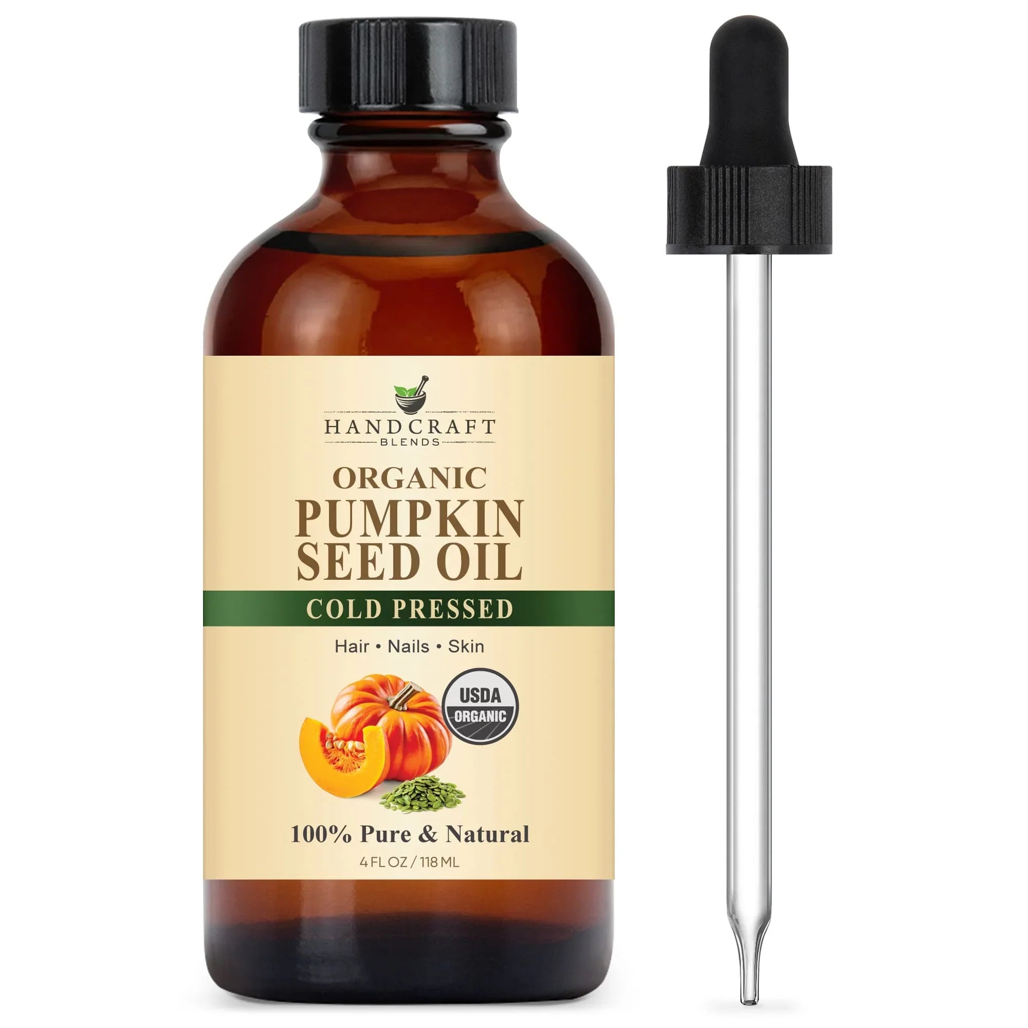 USDA Organic Pumpkin Seed Carrier Oil | Handcraft Blends