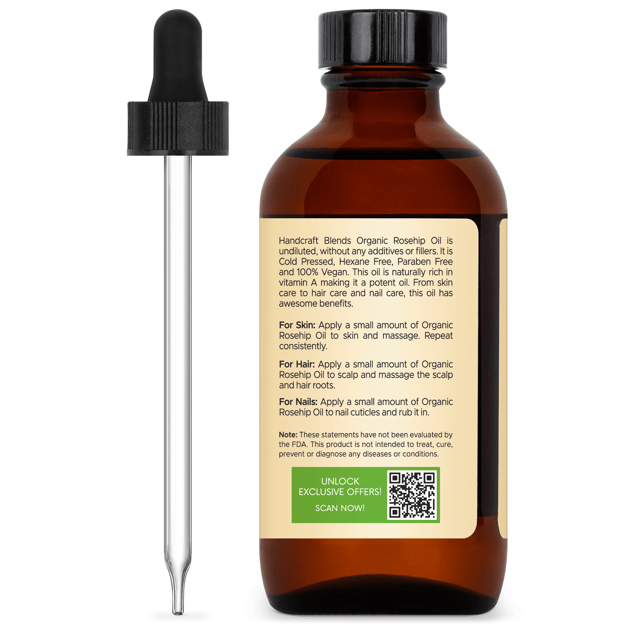 Organic Rosehip Carrier Oil