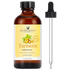 Turmeric essential oil 4 oz amber bottle with dropper, pure natural steam distilled