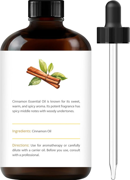 Handcraft Cinnamon Essential Oil Huge 4 Fl Oz  - 100% Pure and Natural