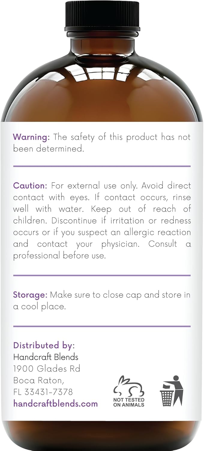 Lavender Essential Oil in Glass Bottle