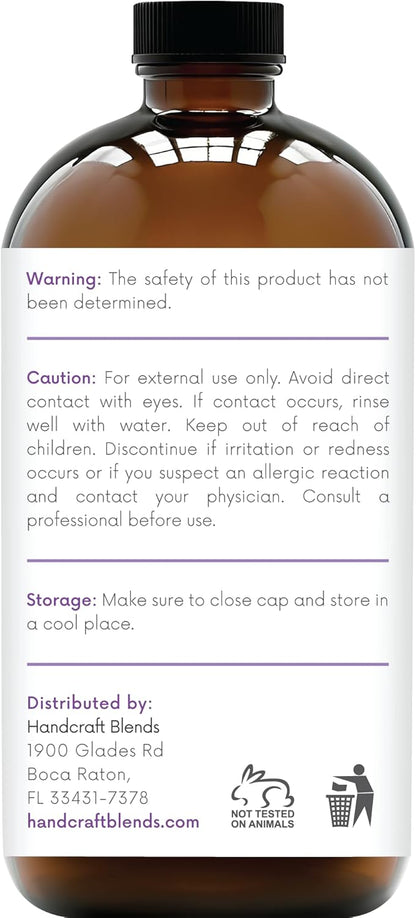 Lavender Essential Oil in Glass Bottle