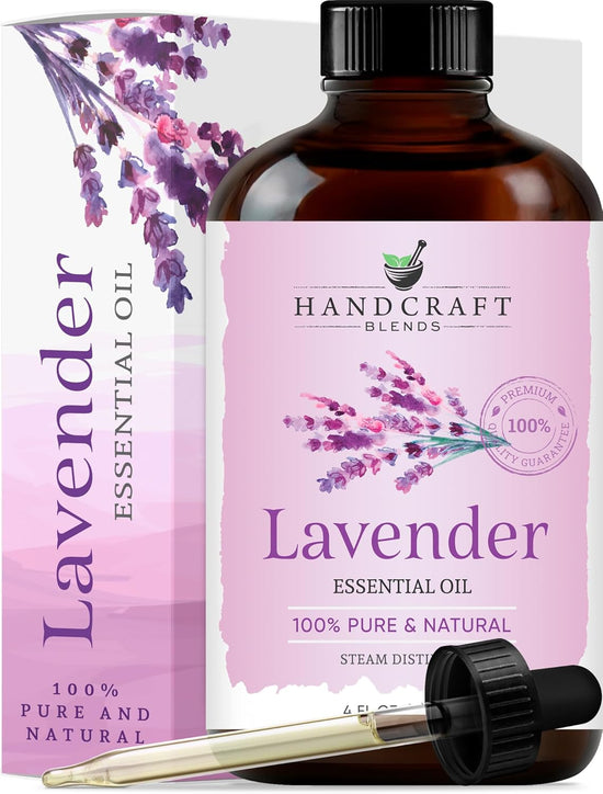 Handcraft Blends Lavender Angustifolia Essential Oil Gift Set Huge 4 Fl Oz