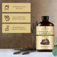 Handcraft Cold-Pressed Jamaican Black Castor Oil 4 Fl Oz  in Glass Bottle with Lash Brushes