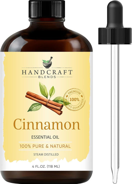 Handcraft Cinnamon Essential Oil Huge 4 Fl Oz  - 100% Pure and Natural