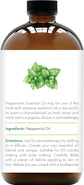 Handcraft Peppermint Essential Oil in Glass Bottle  Huge 16 Fl Oz