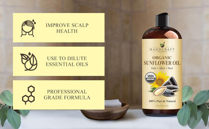 Organic Sunflower Carrier Oil